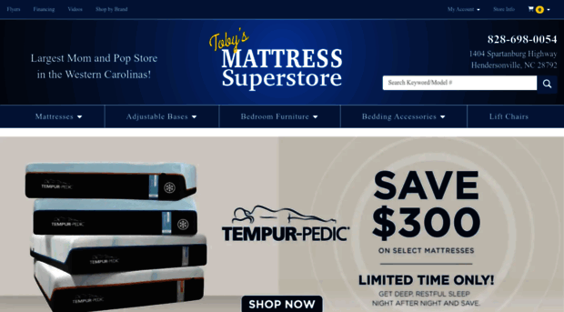 tobysmattresssuperstore.com