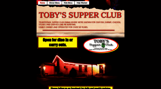 tobyssupperclub.com