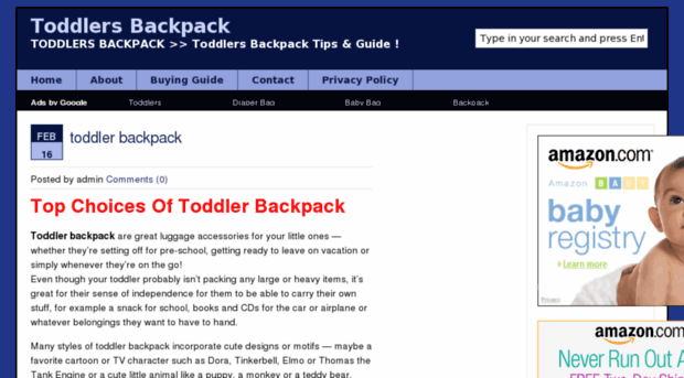 toddlersbackpack.com