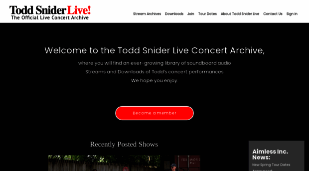 toddsniderlive.com