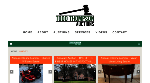 toddthompsonauctions.com