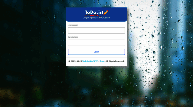 todolist.bapeten.go.id