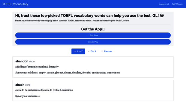 toeflvocabulary.com