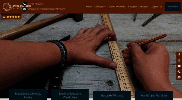 toffeehammercarpentry.com