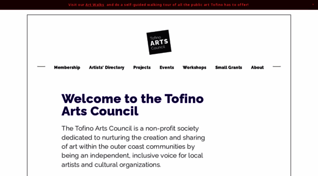 tofinoartscouncil.com