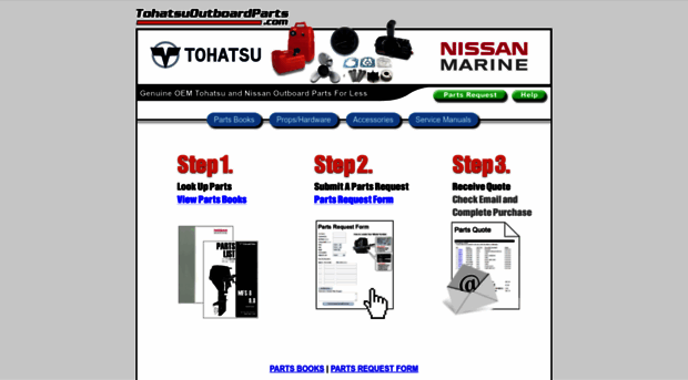 tohatsuoutboardparts.com