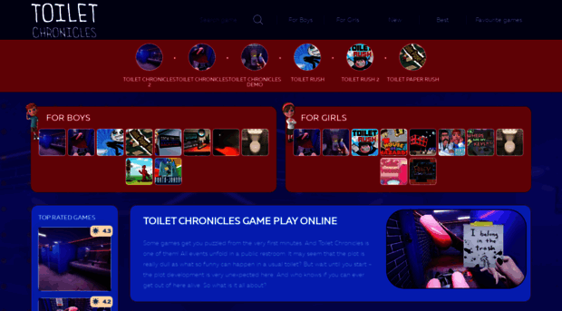toiletchroniclesgame.com