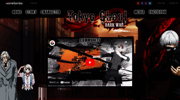 tokyoghoul.gamesamba.com