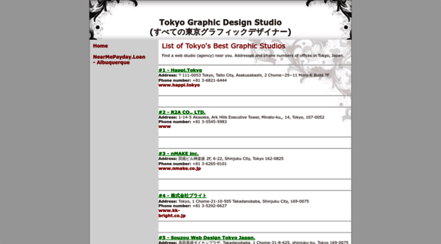 tokyographicdesigners.com