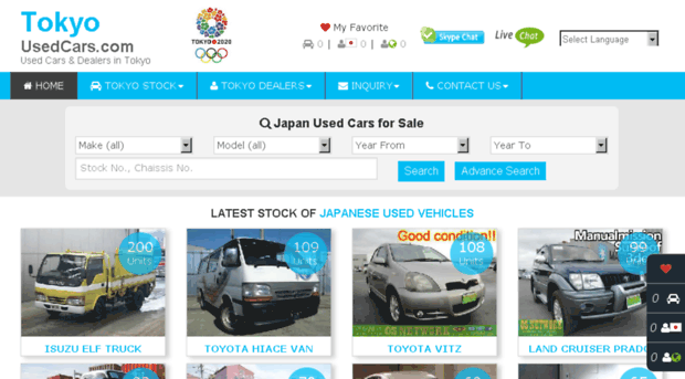 tokyousedcars.com