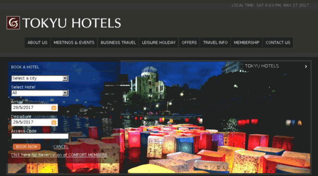 tokyuhotels.com