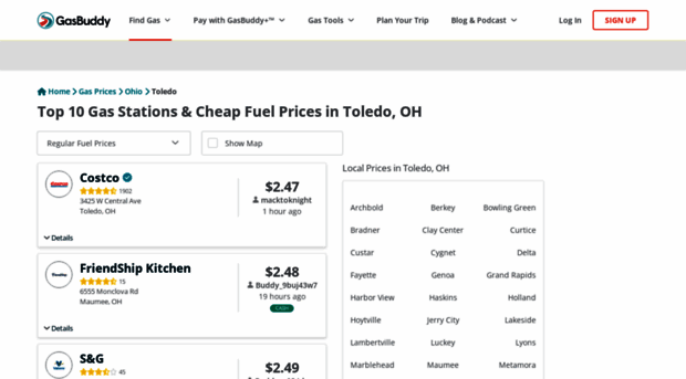 toledogasprices.com