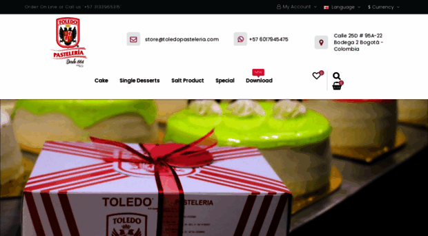 toledopasteleria.com