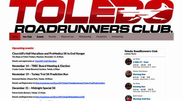 toledoroadrunners.org