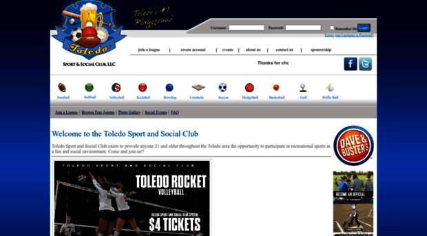 toledosportandsocialclub.com