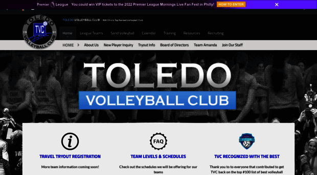toledovolleyballclub.com
