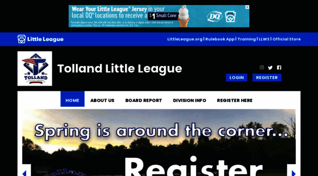 tollandlittleleague.com