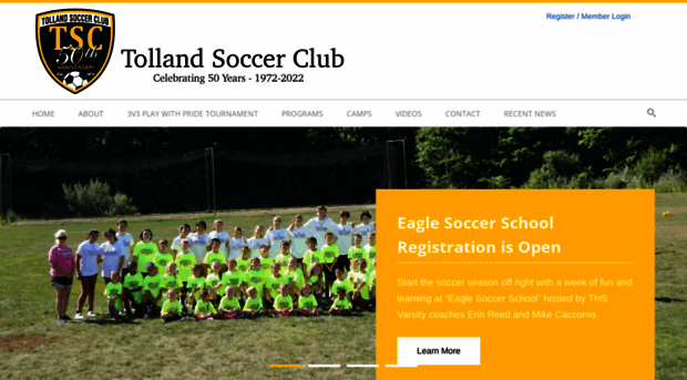 tollandsoccer.com