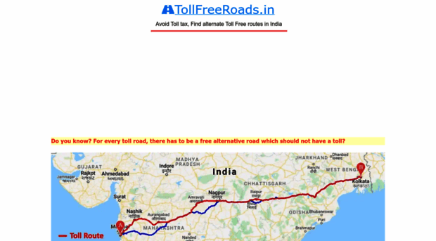 tollfreeroads.in
