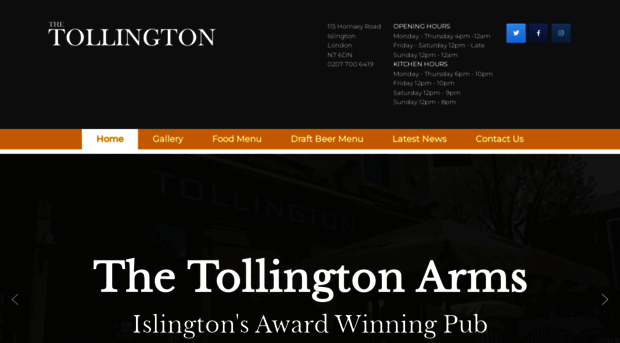 tollingtonarms-holloway.co.uk