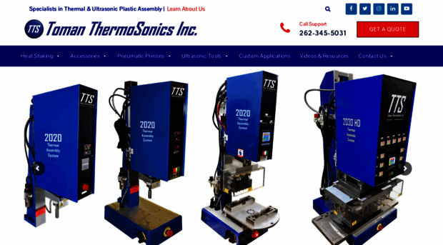 tomanthermosonics.com