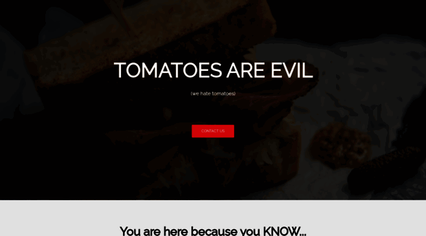 tomatoesareevil.com