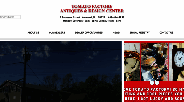 tomatofactoryantiques.com