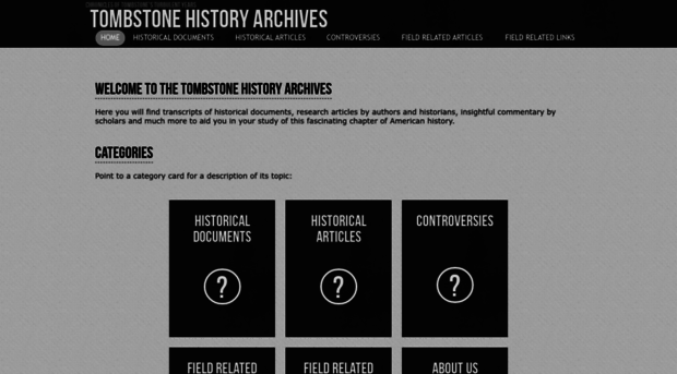 tombstonehistoryarchives.com