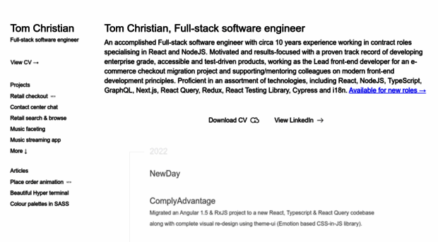 tomchristian.co.uk