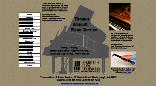 tomdriscollpianoservice.com