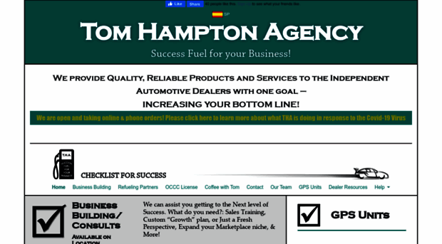 tomhamptonagency.com