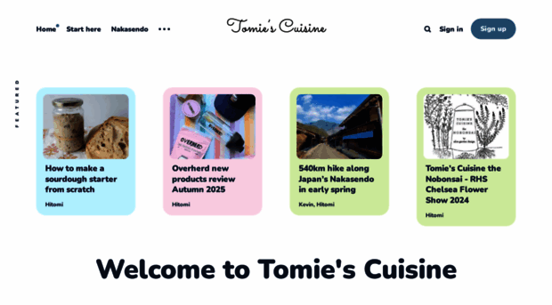 tomiescuisine.co.uk