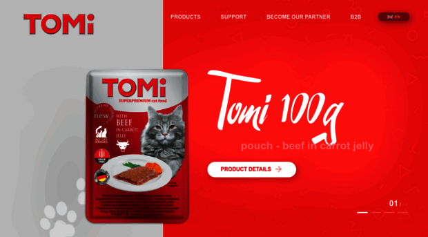 tomipetfoods.com