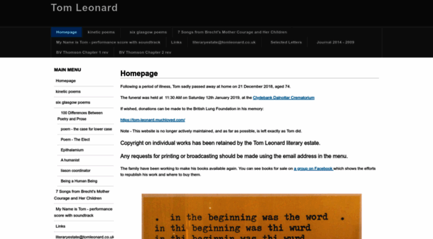 tomleonard.co.uk