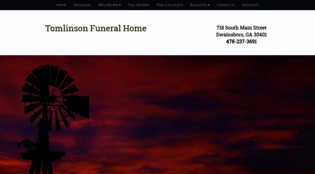 tomlinsonfuneralhome.net