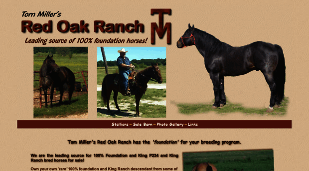 tommillersredoakranch.com