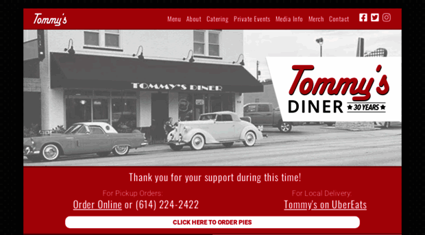 tommysdiner.com