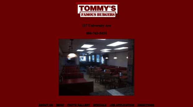 tommysfamousburgers.com