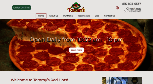 tommysredhots.com