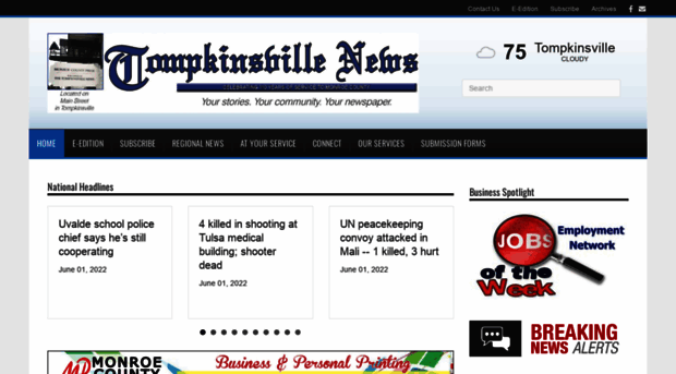 tompkinsvillenews.com