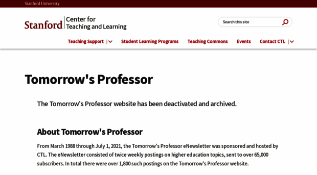 tomprof.stanford.edu