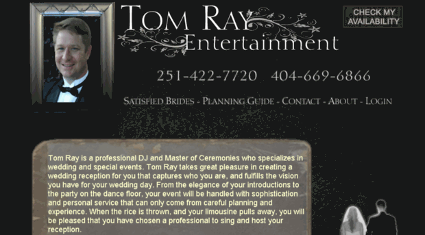 tomrayentertainment.com