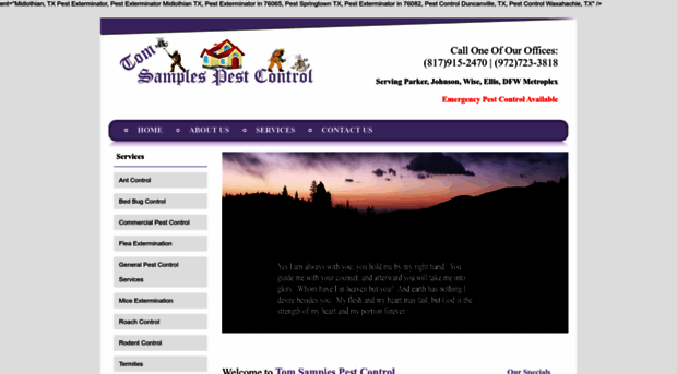 tomsamplespestcontrol.com