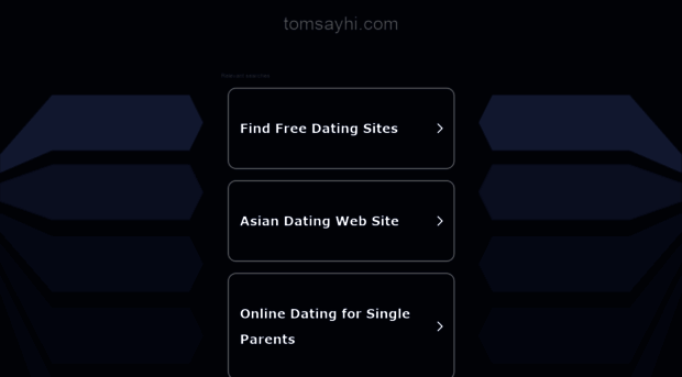 tomsayhi.com