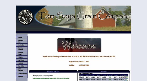 tomsoyagrain.com