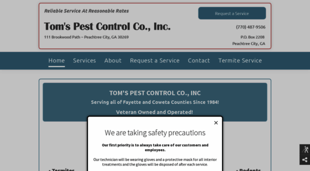 tomspestcontrol.com