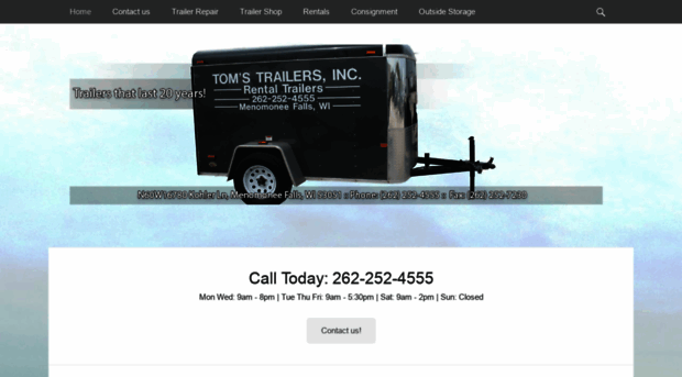 tomstrailersinc.com