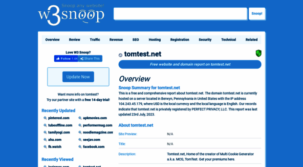 tomtest.net.w3snoop.com