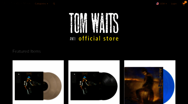 tomwaits.kingsroadmerch.com