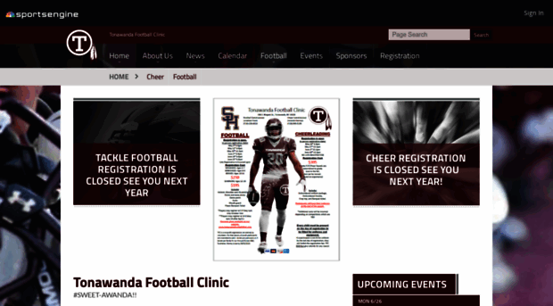 tonawandafootballclinic.com